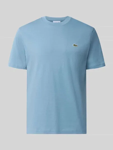 T-shirt o kroju regular fit z czystej bawełny Lacoste