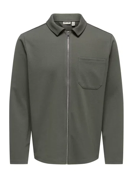 Only & Sons Hanorac ONSNEWKODYL închis gri