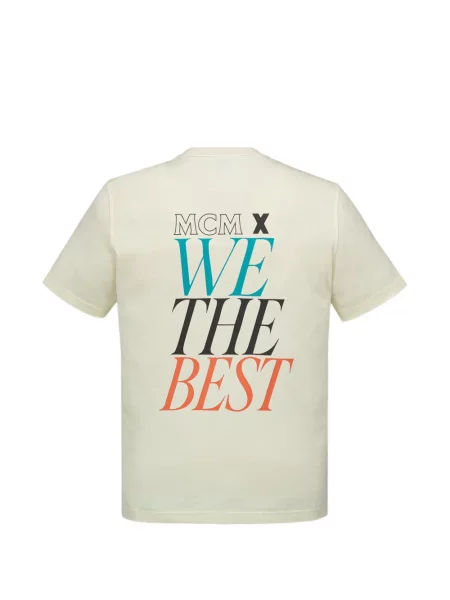 Tricou Mcm cu imagine alb
