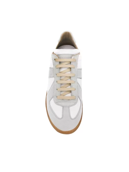 Sneakersy Maison Margiela zamszowe białe