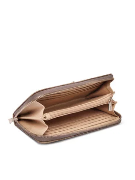 Guess Piniginė Yvonne Logo Slg ruda