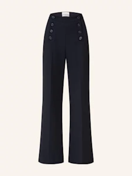 Claudie Pierlot Spodnie Marlena blau granatowe