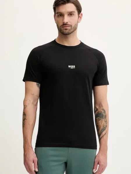 Тениска BOSS T-Shirt RN Slim Fit черно