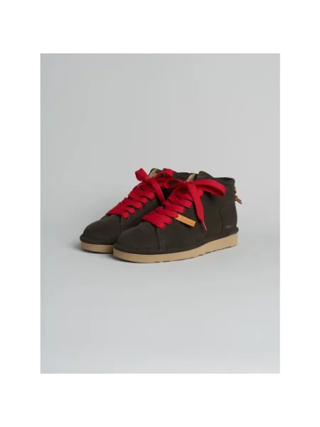 Sneakersy Panchic skórzane brązowe