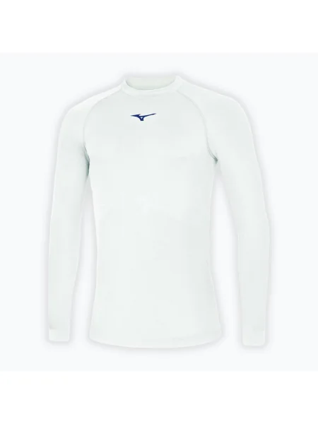 Tricou mânecă lungă Mizuno alergare alb