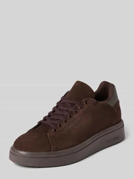 Sneakersy z welurowej skórą bydlęcą z profilowaną podeszwą Steve Madden
