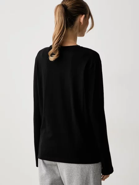The North Face longsleeve Essential czarna