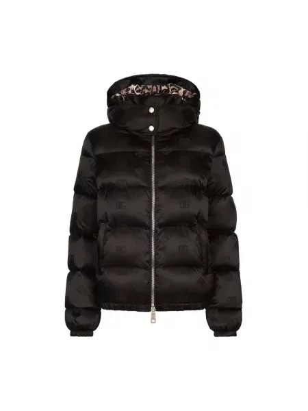 Ocieplana kurtka Dolce And Gabbana czarna