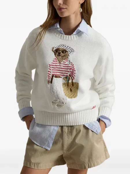 Czapka z daszkiem Polo Ralph Lauren w kratkę z twillu biznesowa niebieska