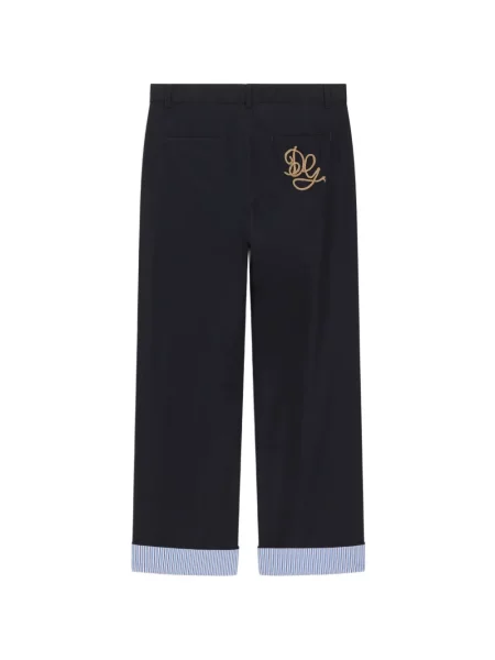 Spodnie dziecięce Dolce And Gabbana niebieskie