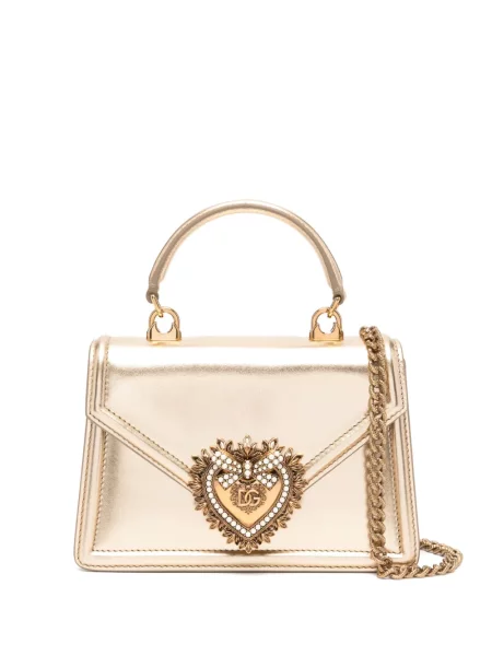 Torbica Dolce & Gabbana Devotion zlatna