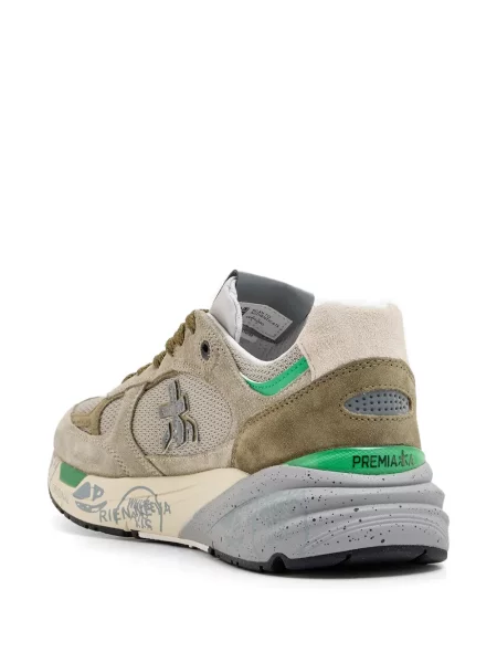 Sneakerși Premiata cu aplicații plasă