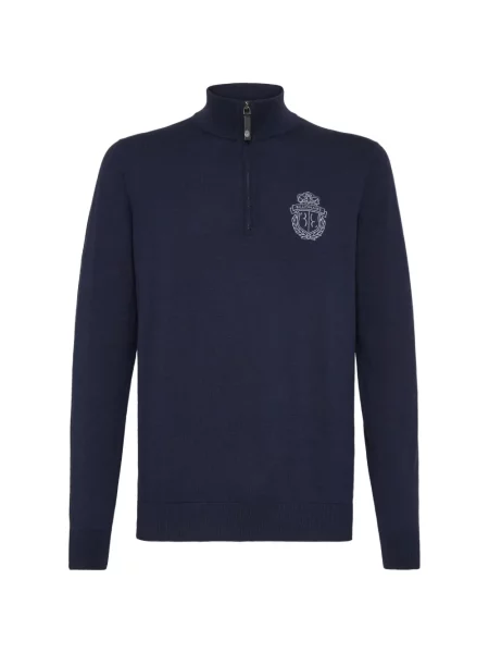 Пуловер Billionaire с автограф синьо