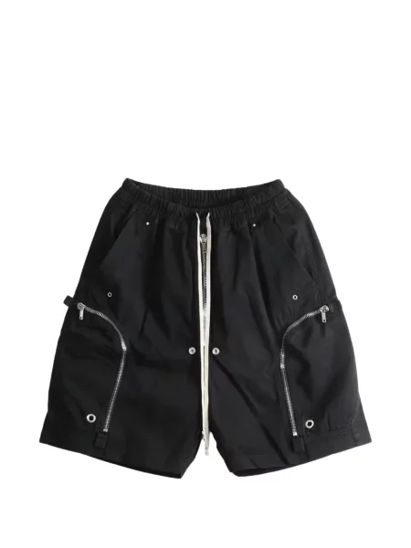 Pantaloni scurți Rick Owens Drkshdw cu cordon negru