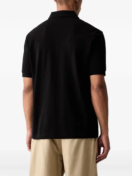 Polo Armani Exchange με κέντημα μαύρο