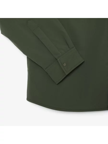 Lacoste Pikowana Wodoodporna Bluza Wierzchnia zielona