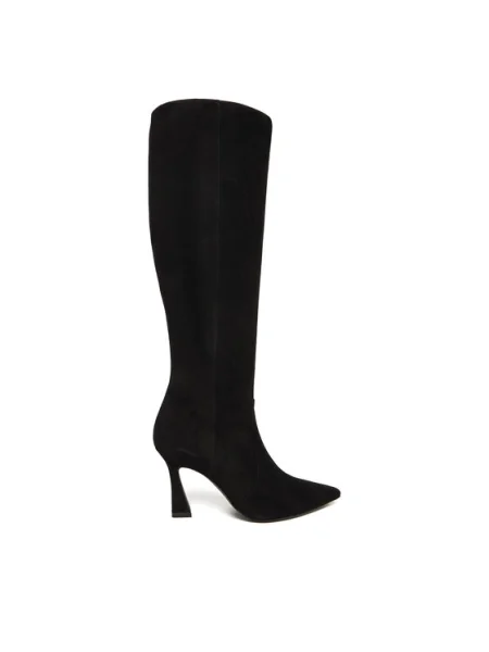 Stuart Weitzman Csizma Vinnie Zip fekete