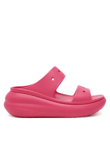Natikači Crocs Classic Crush Sandal roza