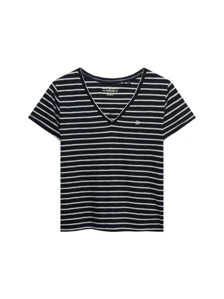 Superdry & Co Tricou STUDIOS albastru marin alb