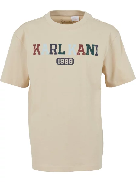Karl Kani Tricou College / albastru marin / albastru deschis / roşu închis bej