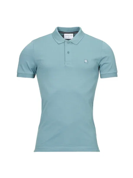 Tricou polo Calvin Klein Jeans albastru