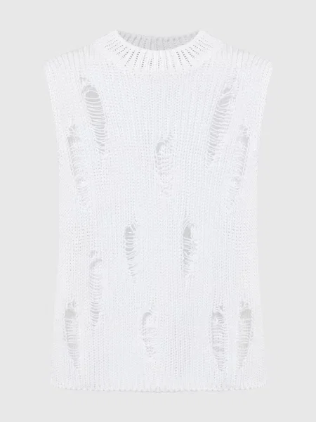 Топ з проріхами Gauchere білий