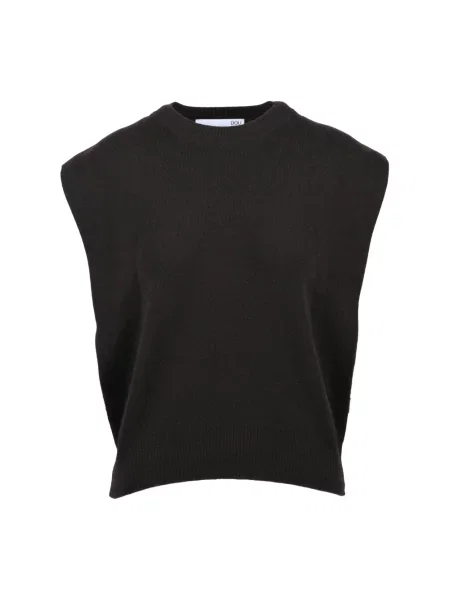 Sweter Douuod Woman wełniany brązowy