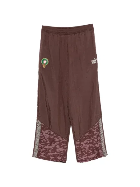 Pantaloni Puma cu imagine alergare maro