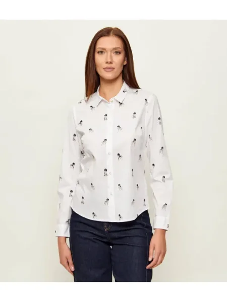 Barbour Cămașă Brambles alb