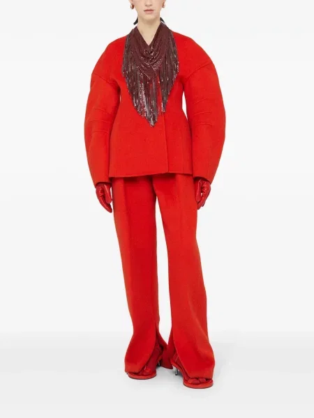 Тесни панталон Jil Sander сиво
