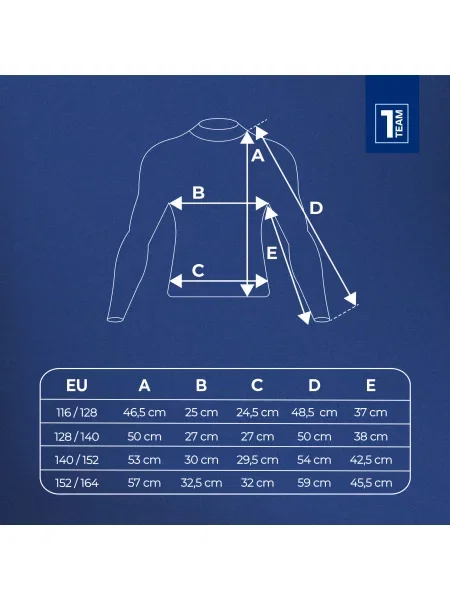 Longsleeve termoaktywny OneTeam GOAL DRY PLUS czarna