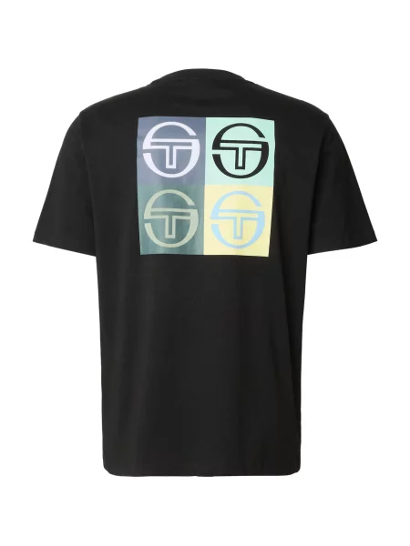 Sergio Tacchini Póló Warhol Co zafir / sárga / menta fekete