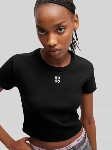 HUGO t-shirt czarny