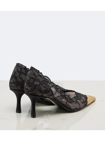 Pantofi cu toc Jimmy Choo din piele negru