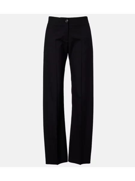 Pantaloni Khaite de lână negru