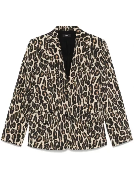 Sacou Theory cu model leopard negru