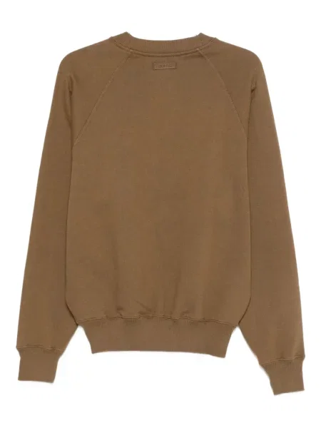 Pulover Norse Projects cu decolteu în U maro