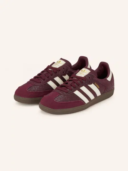 Tenisky adidas Samba Og W Maroon/ Crew White/ Gold Metallic EUR 38 bílé