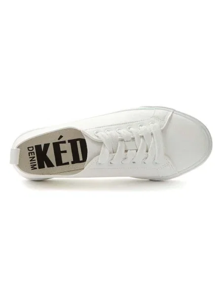 Pantofi Keddo Denim alb