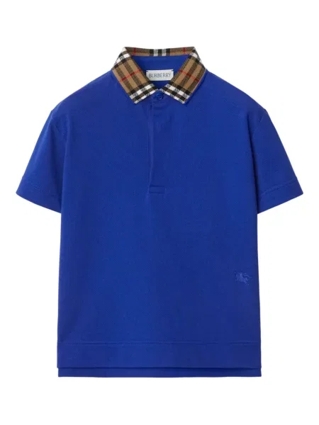 Koszulka polo dziecięca Burberry niebieska