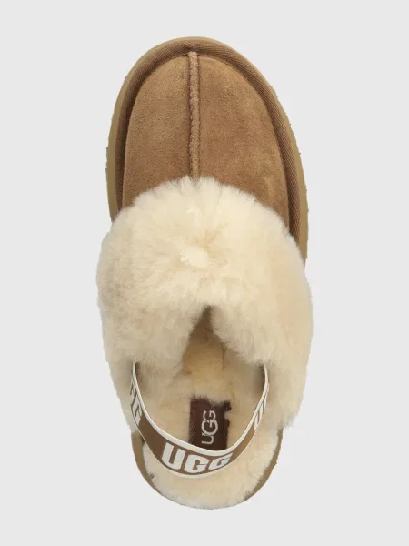 Замшевые тапочки Ugg коричневые