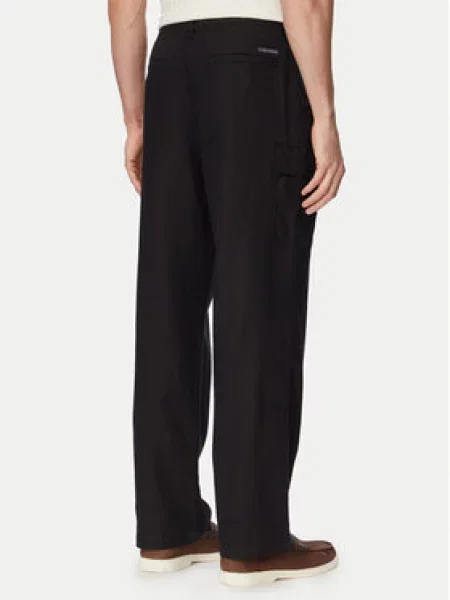 Calvin Klein Jeans Cargo nadrág fekete