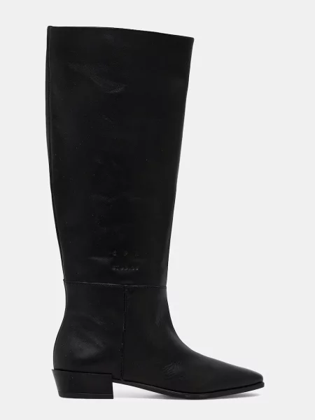 Δερμάτινες μπότες Copenhagen γυναικείες leather μαύρο