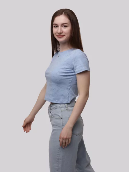 Футболка Lumo голубая