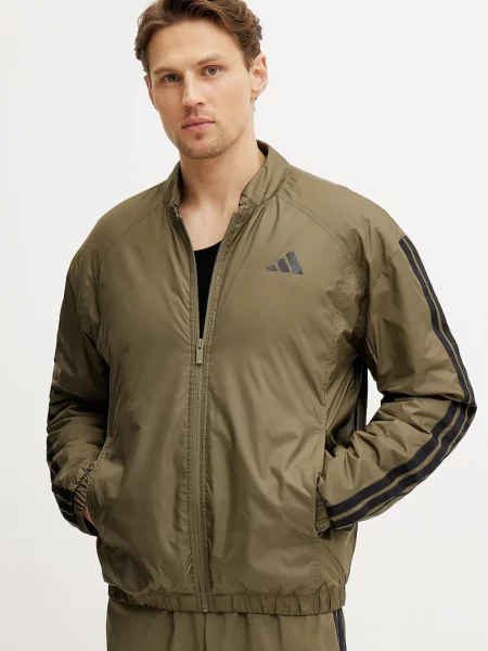 Яке adidas Essential преходен модел зелено
