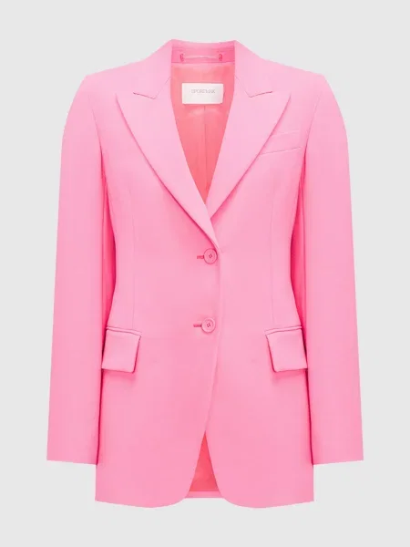 Жакет Zerma з вовни Max Mara Sportmax рожевий
