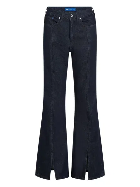 Blugi Karl Lagerfeld Jeans cu crăpătură albastru