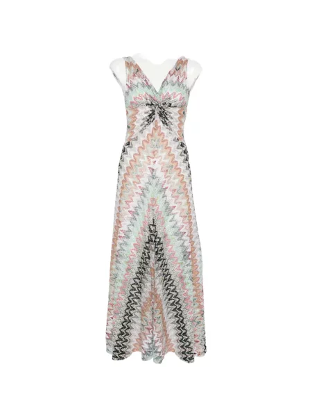 Maxi rochie maxi Missoni fără mâneci de costum