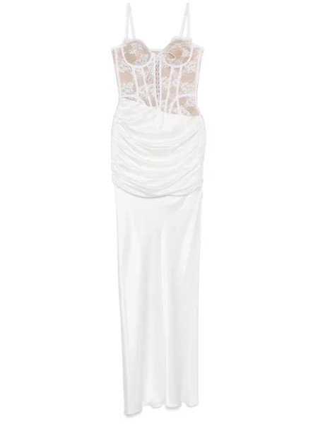 Rochie Giuseppe Di Morabito din satin alb