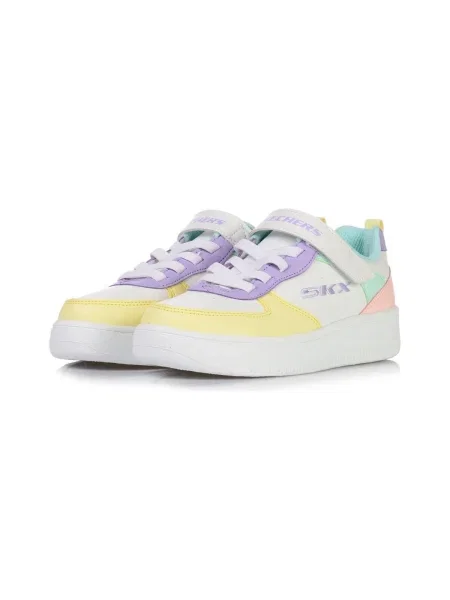 Sneakerși copii Skechers alb